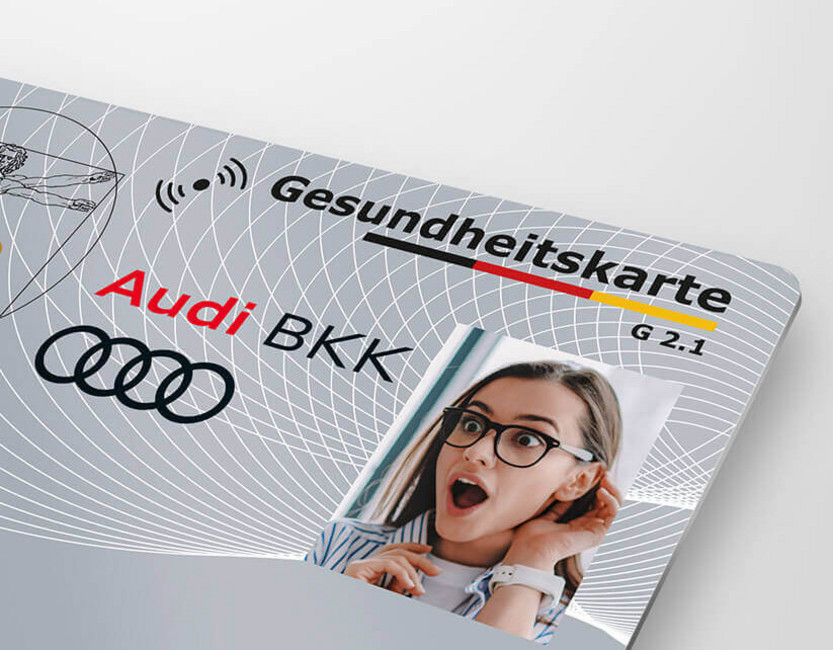 Abbildung der Audi BKK Versichertenkarte